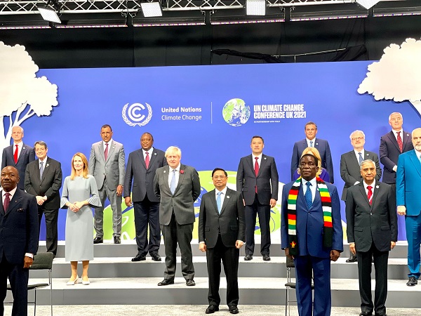 Thủ tướng Chính phủ Phạm Minh Chính tham dự Sự kiện về Rừng và Sử dụng đất trong khuôn khổ Hội nghị COP26 tại Glasgow, Vương quốc Anh